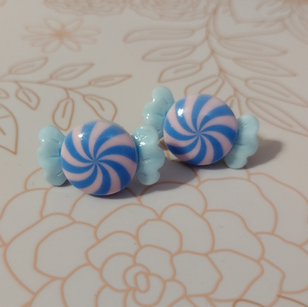 (⭐) Lil' Sweets Blue Candy Earrings